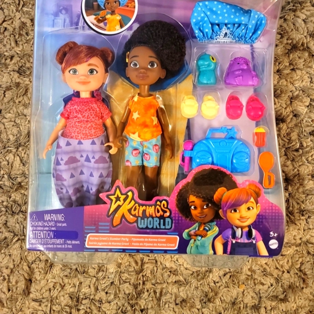 New In Box Karma's World Doll Playset